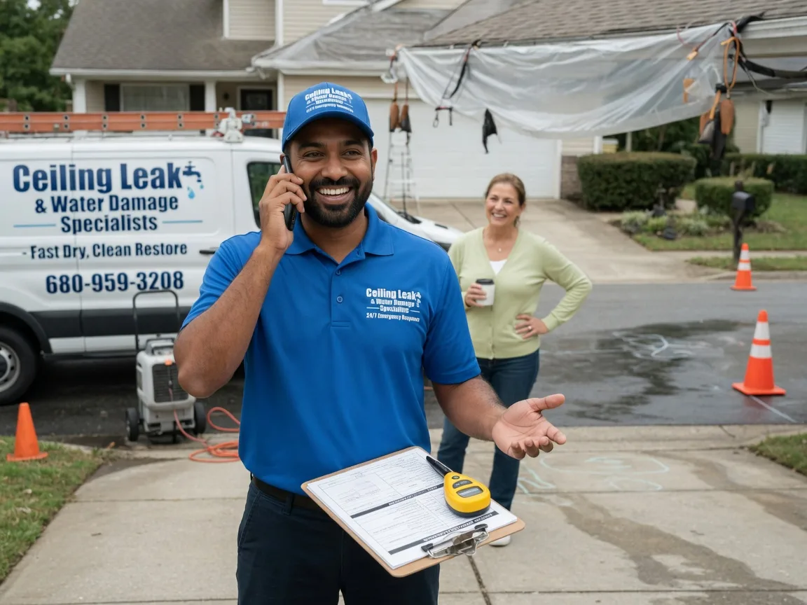 Ceiling Leak Cleanup New Berlinville, PA FAQs